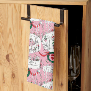 The Whos' Merry Christmas Feast Tea Towel