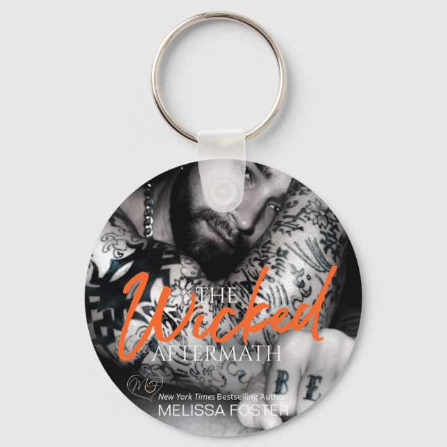 The Wicked Aftermath Round Keychain (Front)