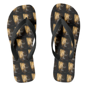 The Wicked Flee Proverbs 28:1 KJV BLK All-Over Jandals