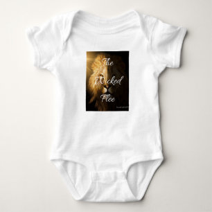 The Wicked Flee Proverbs 28:1 KJV Unisex Baby Bodysuit