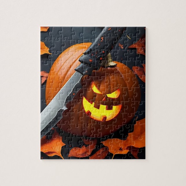 The Wicked Pumpkin Jigsaw Puzzle (Vertical)