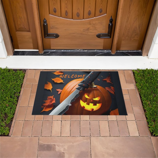 The Wicked Pumpking Welcome Mat (Outdoor)
