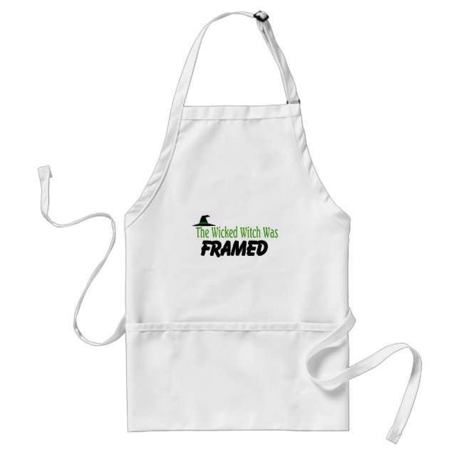 The Wicked Witch Was Framed Standard Apron (Front)