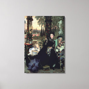 The Widow, 1868 Canvas Print