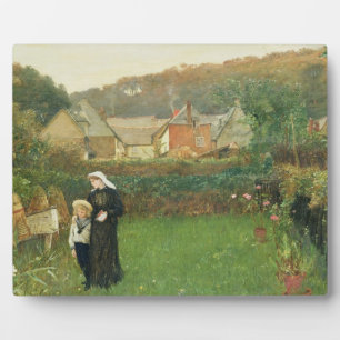 The Widow, 1895 (oil on canvas) Plaque