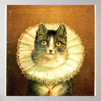 The Widow by Frederick Dielman, typical Kitch art Poster