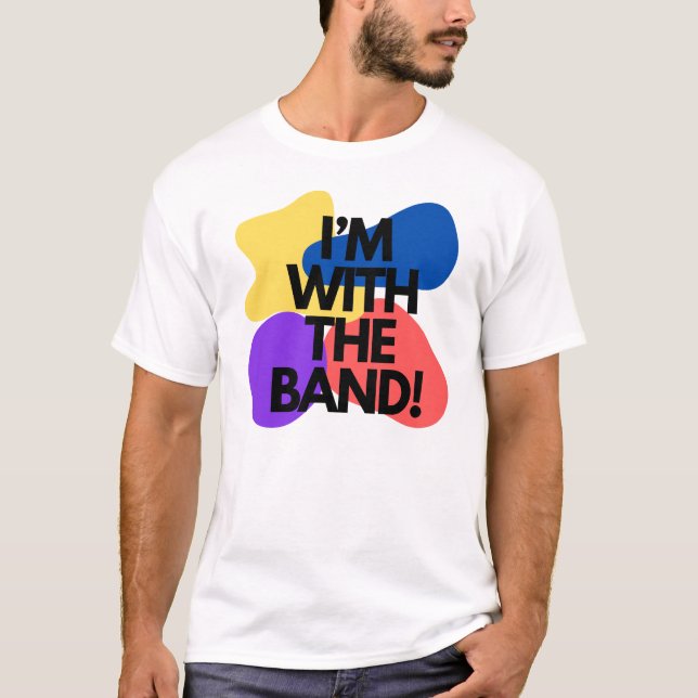 The Wiggles - I'm with the Band! Mens T-Shirt (Front)