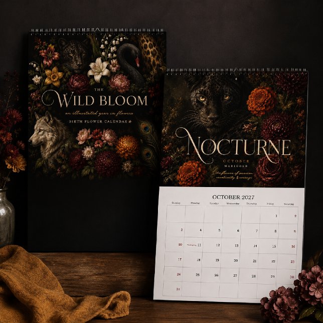 The Wild Bloom Birth Flower Art Calendar (Creator Uploaded)