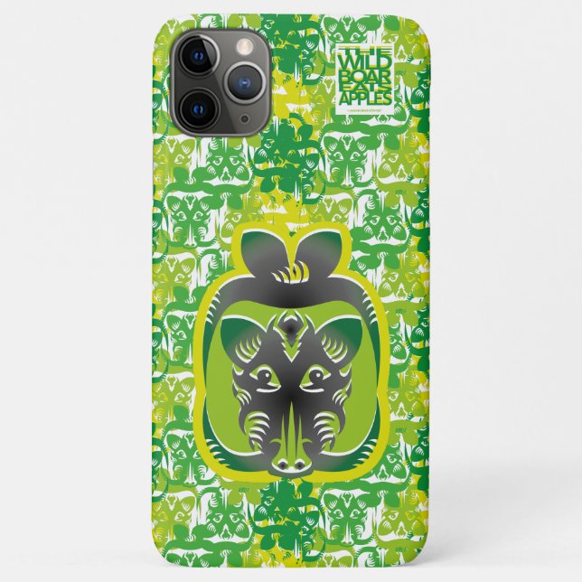 THE WILD BOAR EATS APPLES BY MASANSER Case-Mate iPhone CASE (Back)