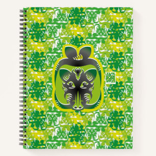 THE WILD BOAR EATS APPLES BY MASANSER NOTEBOOK