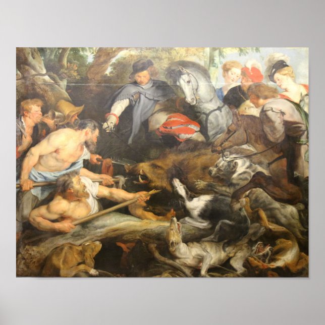 The Wild Boar Hunt Poster (Front)