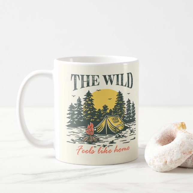 The Wild Feels Like Home Coffee Mug (With Donut)
