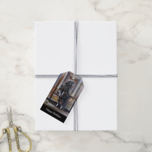 The Wild Horse Painting by Alfred Fox Gift Tags