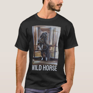 The Wild Horse Painting by Alfred Fox T-Shirt