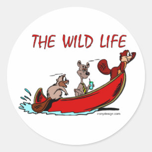 The Wild Life Classic Round Sticker