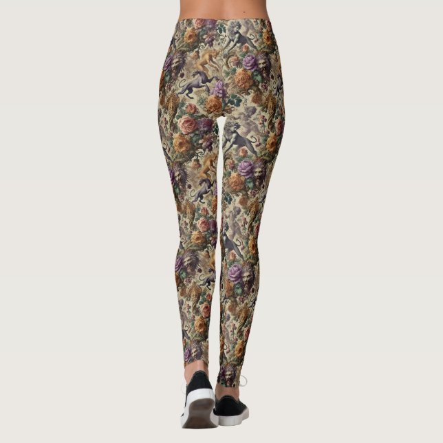 The Wild Lush – Gothic Victorian Leggings (Back)