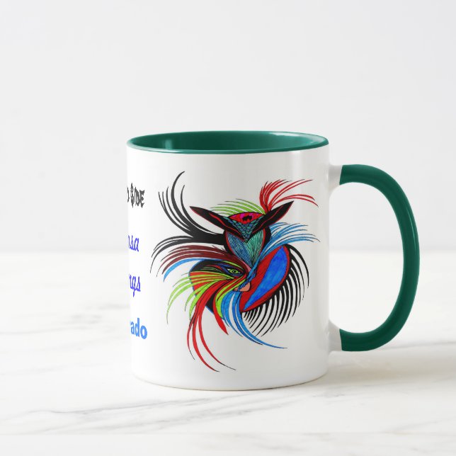 The Wild Side Bird Mug (Right)