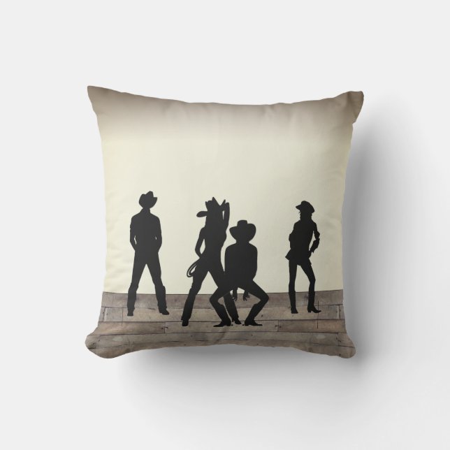 The Wild West Dance Cushion (Front)