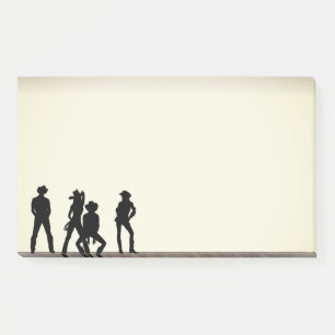 The Wild West Dance Post-it Notes