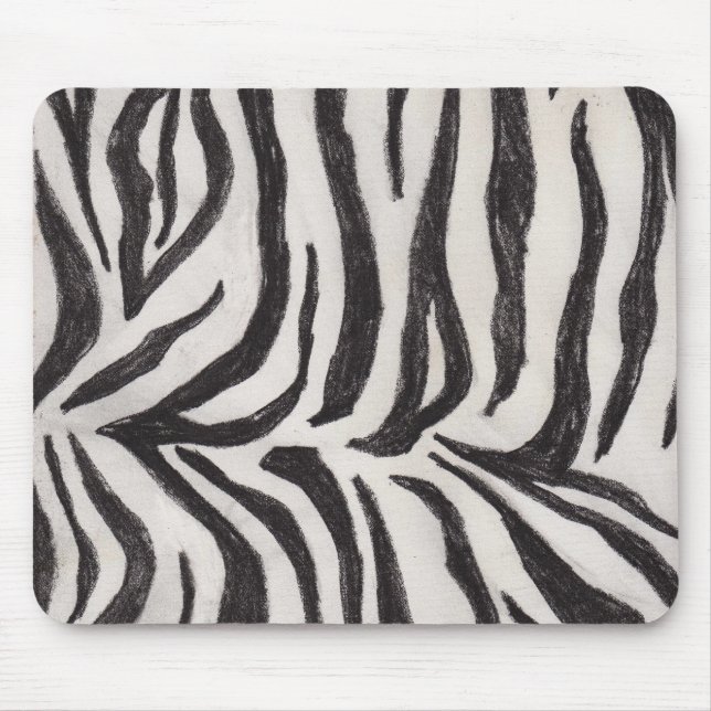 The Wild Zebra Mouse Pad (Front)