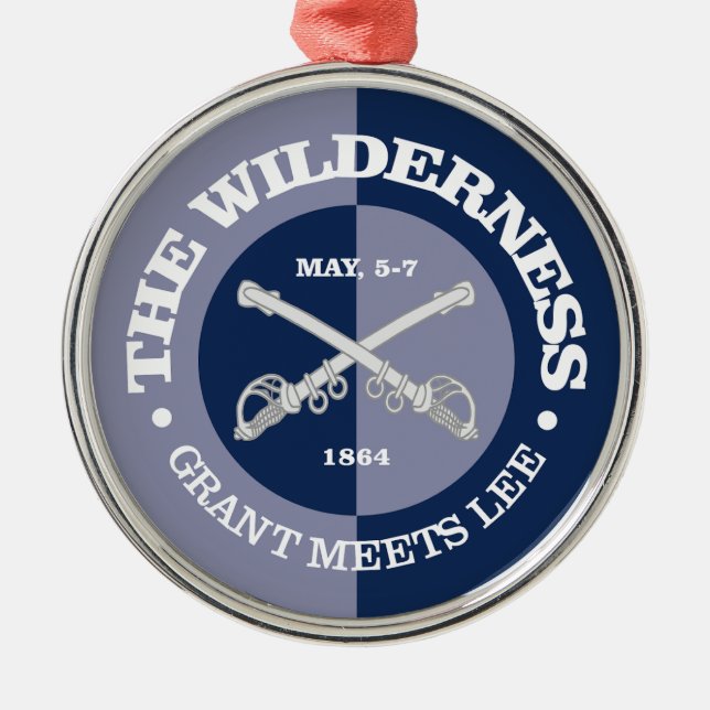 The Wilderness (B&G) Metal Tree Decoration (Front)