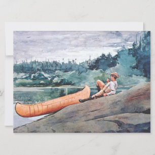 The Wilderness Guide (by Winslow Homer) Card
