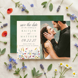 The Wildflower Meadow Wedding Suite - Photo Save The Date