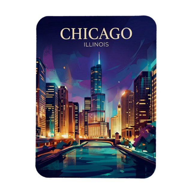 The Willis Tower USA Magnet (Vertical)