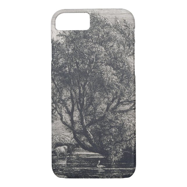 The Willow (etching) Case-Mate iPhone Case (Back)
