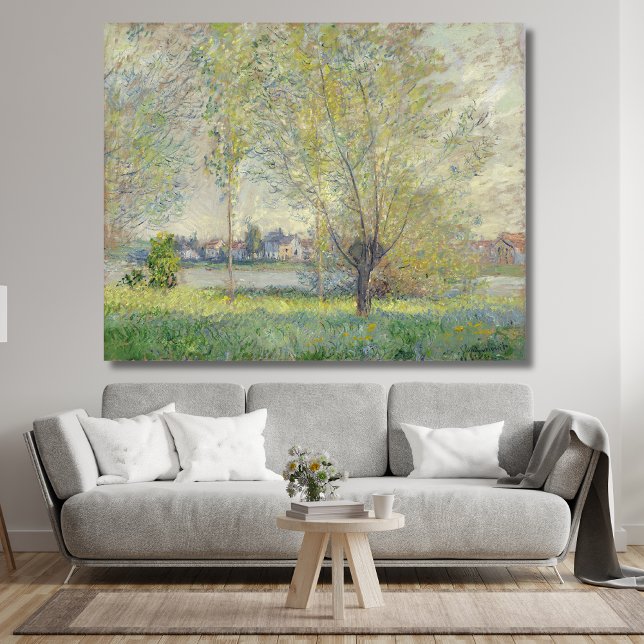 The Willows Claude Monet 1880 Canvas Print (Creator Uploaded)