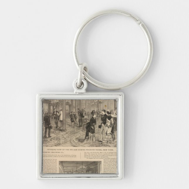 The Wilson Sewing Machine Company Key Ring (Front)