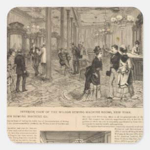 The Wilson Sewing Machine Company Square Sticker