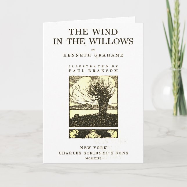 The Wind in the Willows Card (Front)