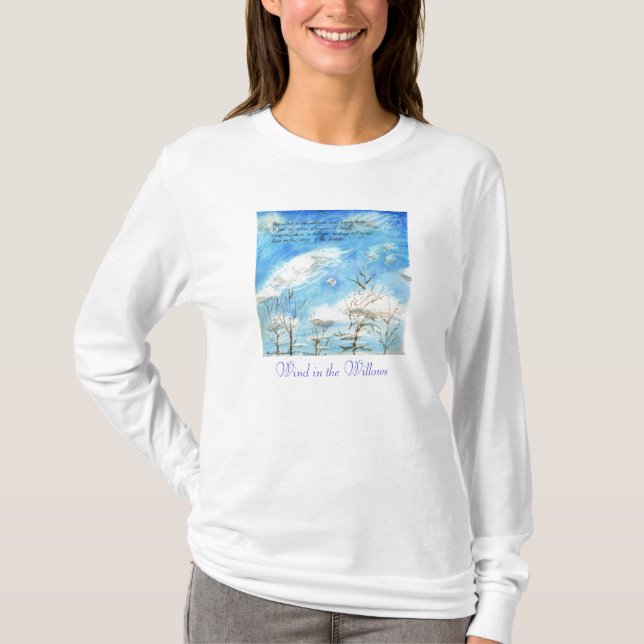"The Wind in the Willows" verse on Painting T-Shirt (Front)