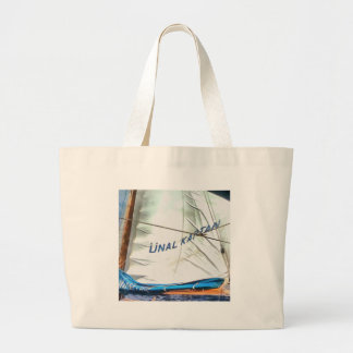 The Windblown Sails Of Unal Kaptan Acrylic Art Large Tote Bag