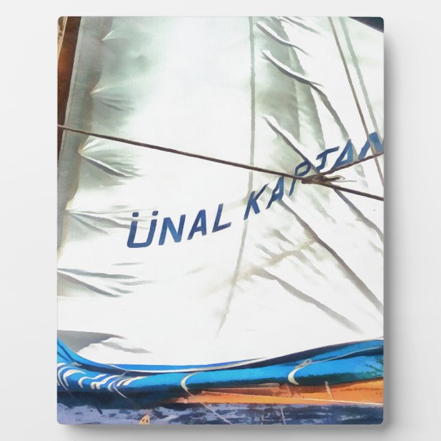 The Windblown Sails Of Unal Kaptan Acrylic Art Plaque (Front)