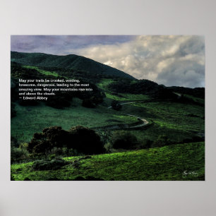 The Winding Road Poster