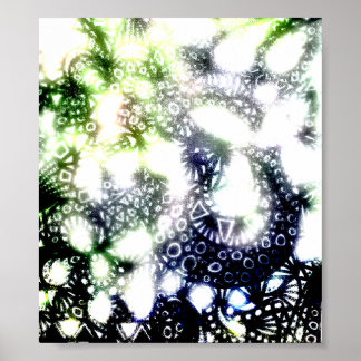 The Winding Worm A4 Canvas Poster