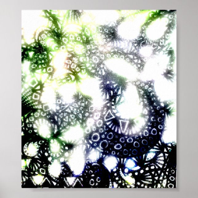 The Winding Worm A4 Canvas Poster (Front)