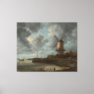 The Windmill at Wijk bij Duurstede, Jacob Isaacksz Canvas Print