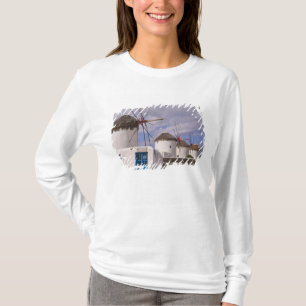 The windmills of Mykonos on the Greek Islands T-Shirt