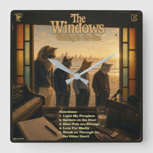 The Windows: a Parody Square Wall Clock