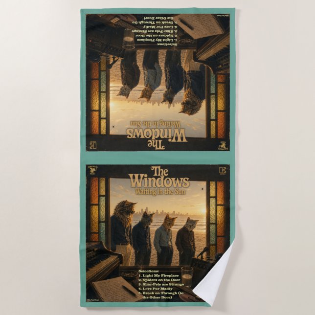 The Windows Album: a Parody Beach Towel (Front)