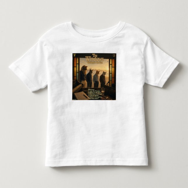 The Windows Album: a Parody Toddler T-Shirt (Front)