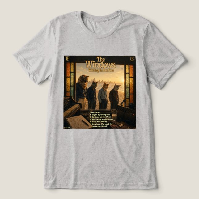 The Windows Album: a Parody Tri-Blend Shirt (Design Front)