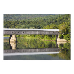 The Windsor-Cornish Covered Bridge spans the Photo Print