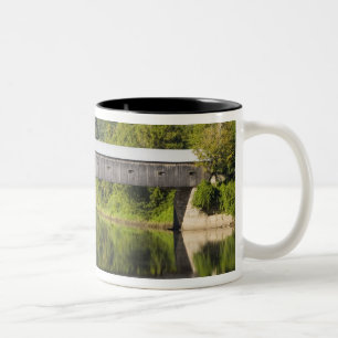 The Windsor-Cornish Covered Bridge spans the Two-Tone Coffee Mug