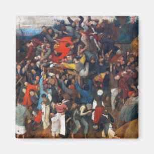 The Wine of Saint Martin's Day, Pieter Bruegel Magnet