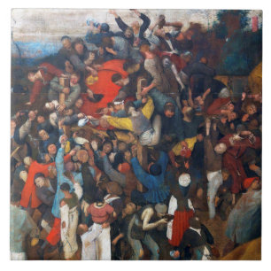 The Wine of Saint Martin's Day, Pieter Bruegel Tile