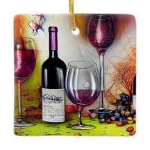 The Wine Tasting Colourful Personalised